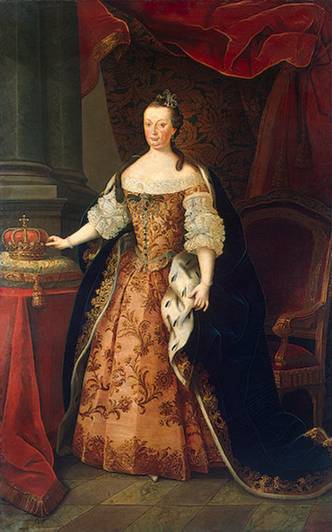 Mariana Victoria Queen of Portugal c1773 by Miguel Antonio do Amaral Hermitage St. Petersburg